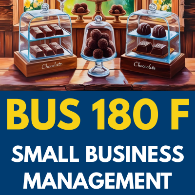 Small Business Management BUS 180
